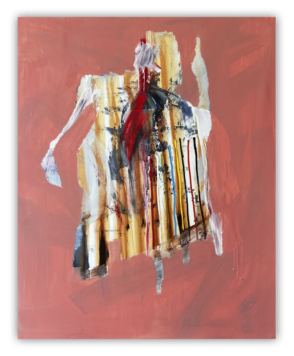 A Pharmacy Is A Great Place To Buy Socks - by Tommaso Fattovich - Abstract Painting - Ideelart