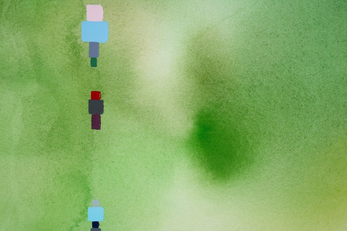 According to their own rules 18 - by Kyong Lee - Abstract Painting - Ideelart