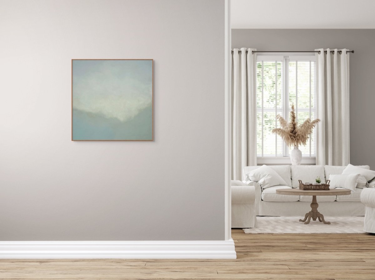 Ambient Grey - by Janise Yntema - Abstract Painting - Ideelart