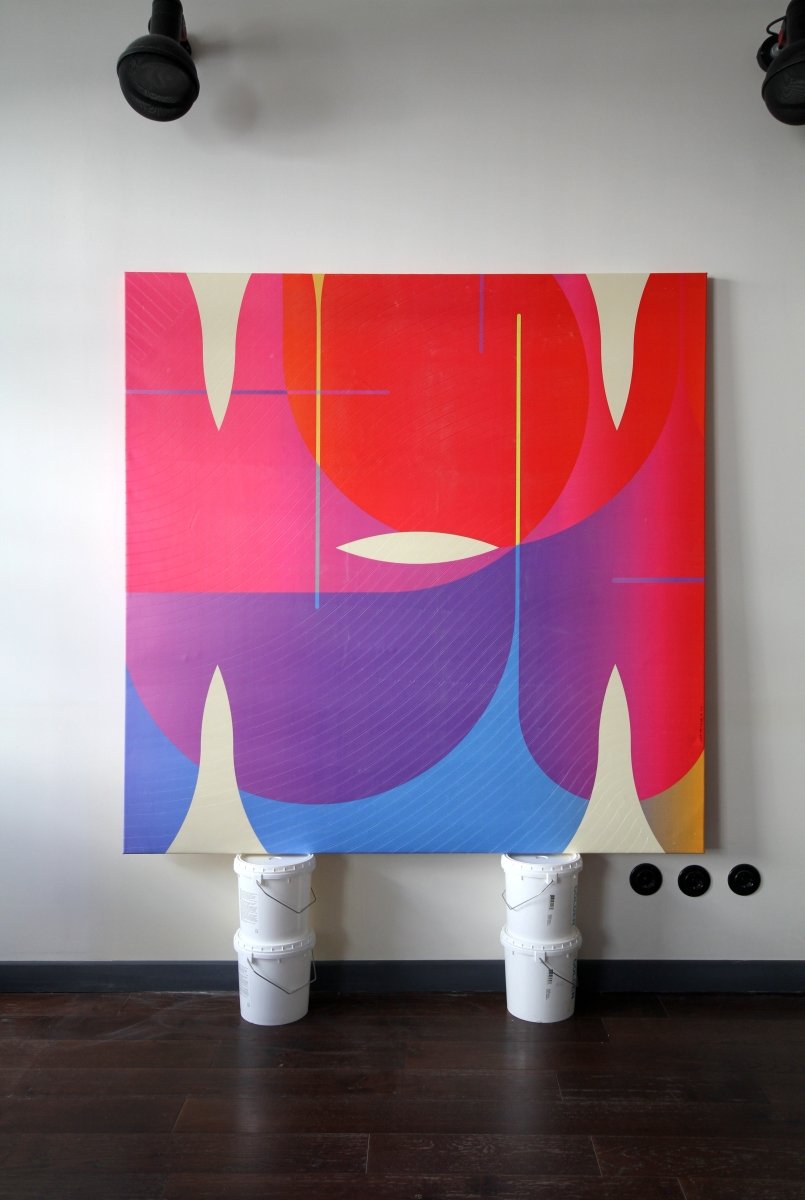 Améthyste Flamme de soufre Fuchsia Graines de ? - by Jerome Tham Vo My - Abstract Mixed Media - Ideelart