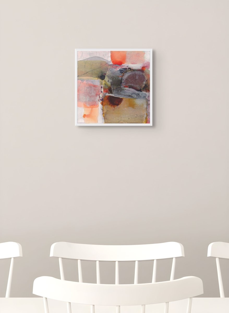 Archaic Landscape - by Greet Helsen - Abstract Painting - Ideelart