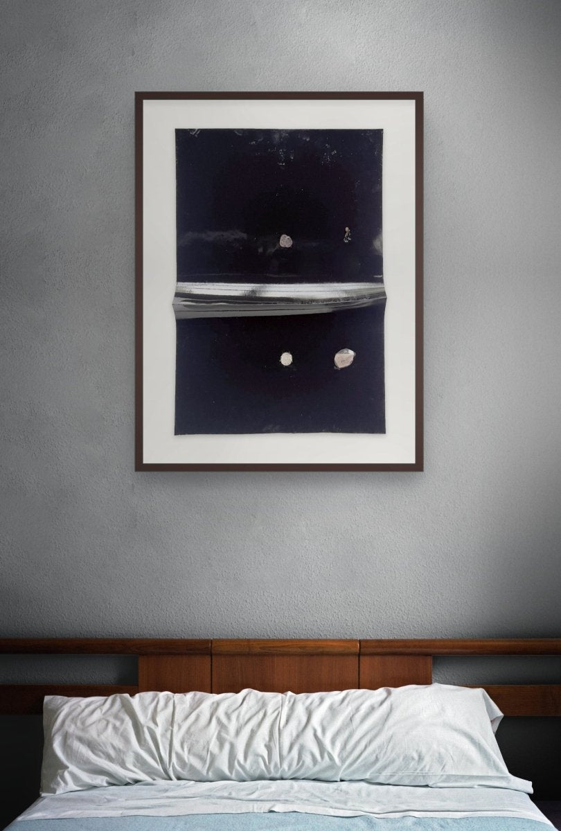 Black river 41 - by Harald Kröner - Abstract Painting - Ideelart