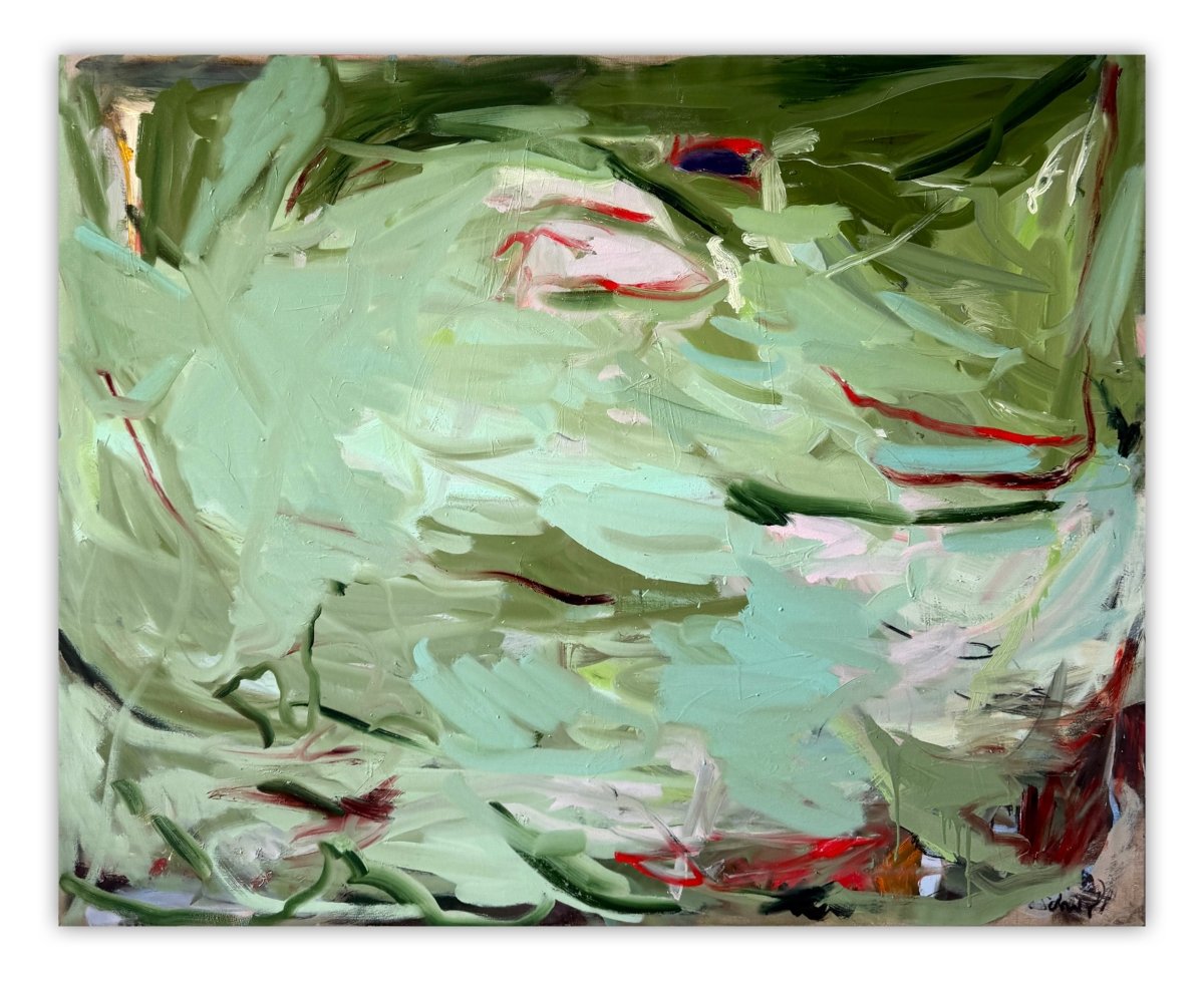 Bodies and Gardens I - by Petra Schott - Abstract Painting - Ideelart