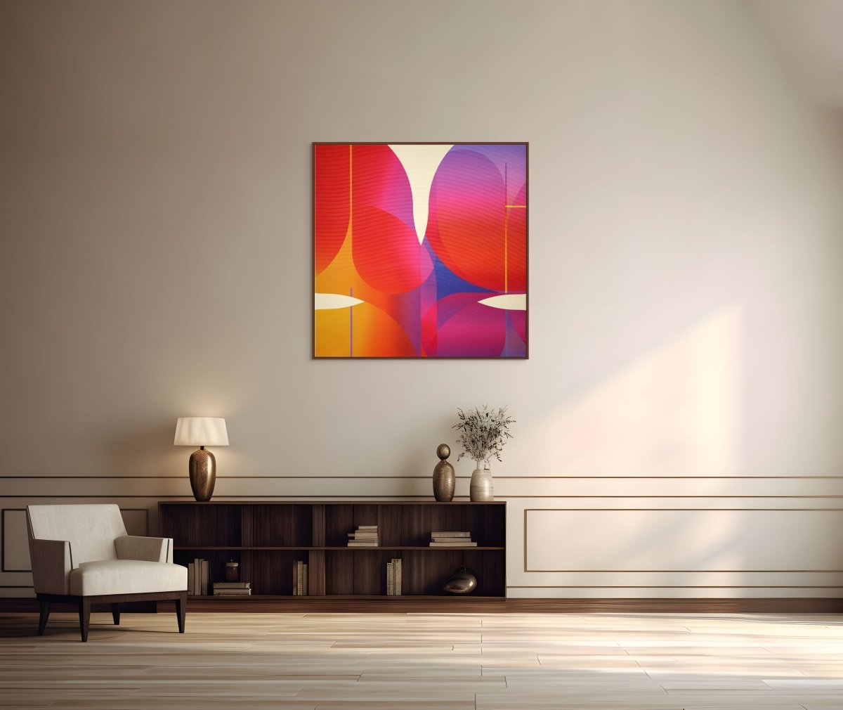 Bonbon Lapis - la - zuli Coq de roche Fastoche - by Jerome Tham Vo My - Abstract Mixed Media - Ideelart