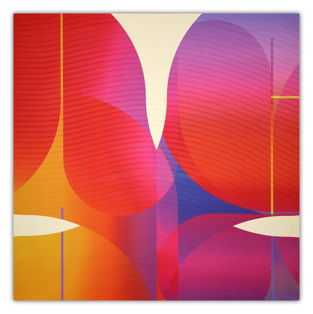 Bonbon Lapis - la - zuli Coq de roche Fastoche - by Jerome Tham Vo My - Abstract Mixed Media - Ideelart