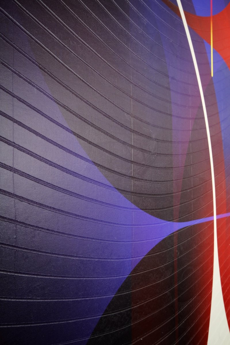 Cinabre Nuit Aubergine Adrénaline - by Jerome Tham Vo My - Abstract Mixed Media - Ideelart