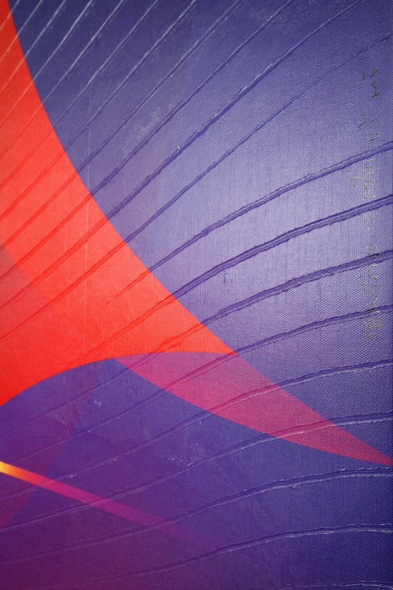 Cinabre Nuit Aubergine Adrénaline - by Jerome Tham Vo My - Abstract Mixed Media - Ideelart