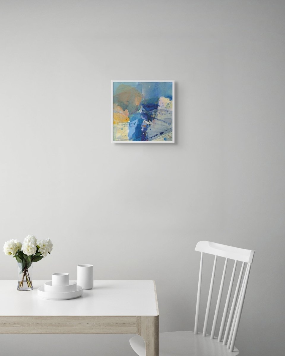 Cliffs - by Greet Helsen - Abstract Painting - Ideelart