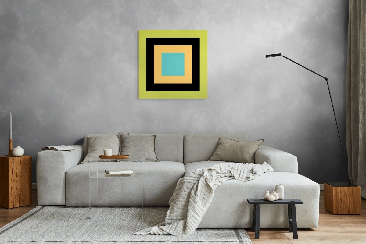 Color Orb August - by Brent Hallard - Abstract Painting - Ideelart