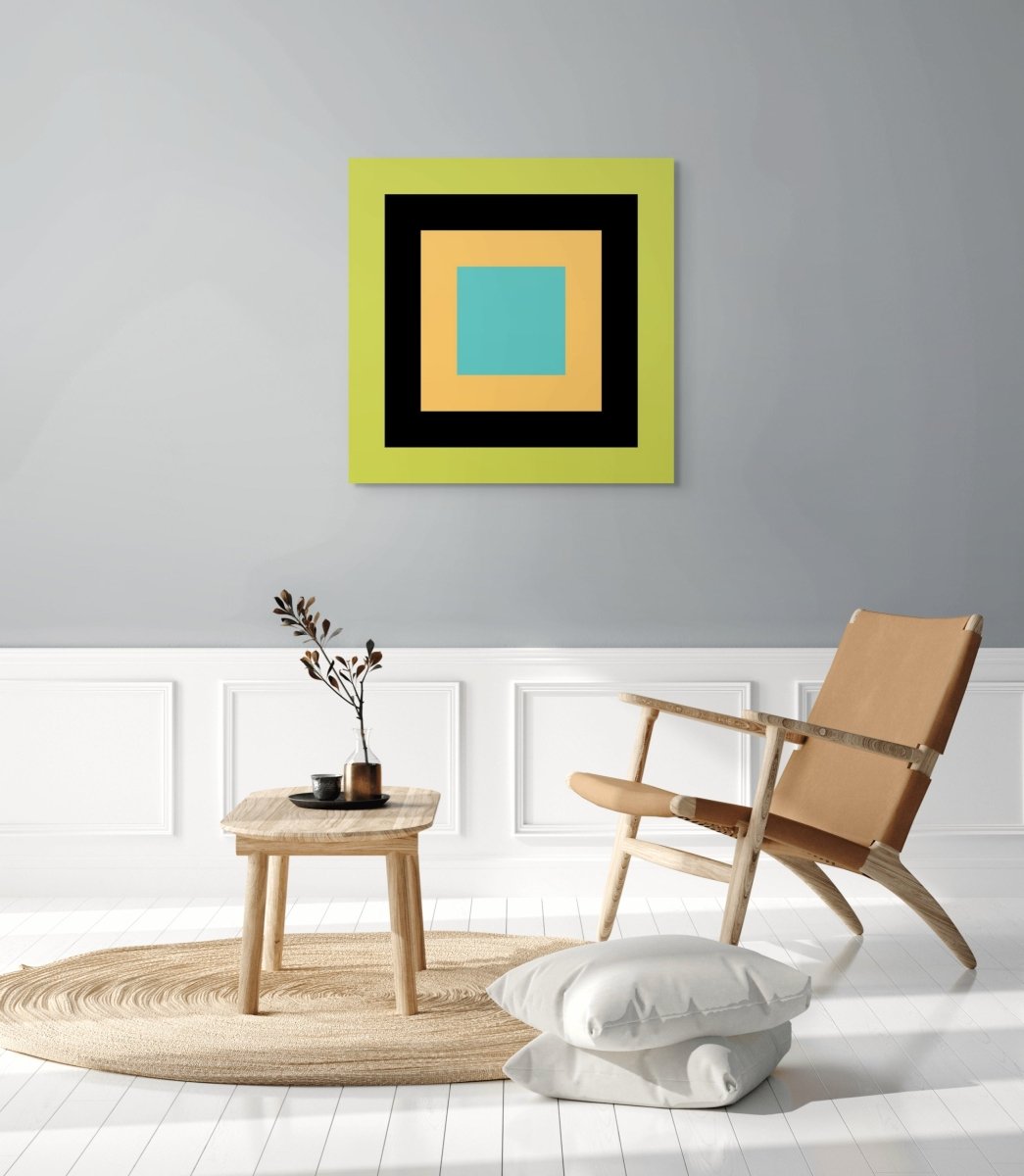 Color Orb August - by Brent Hallard - Abstract Painting - Ideelart