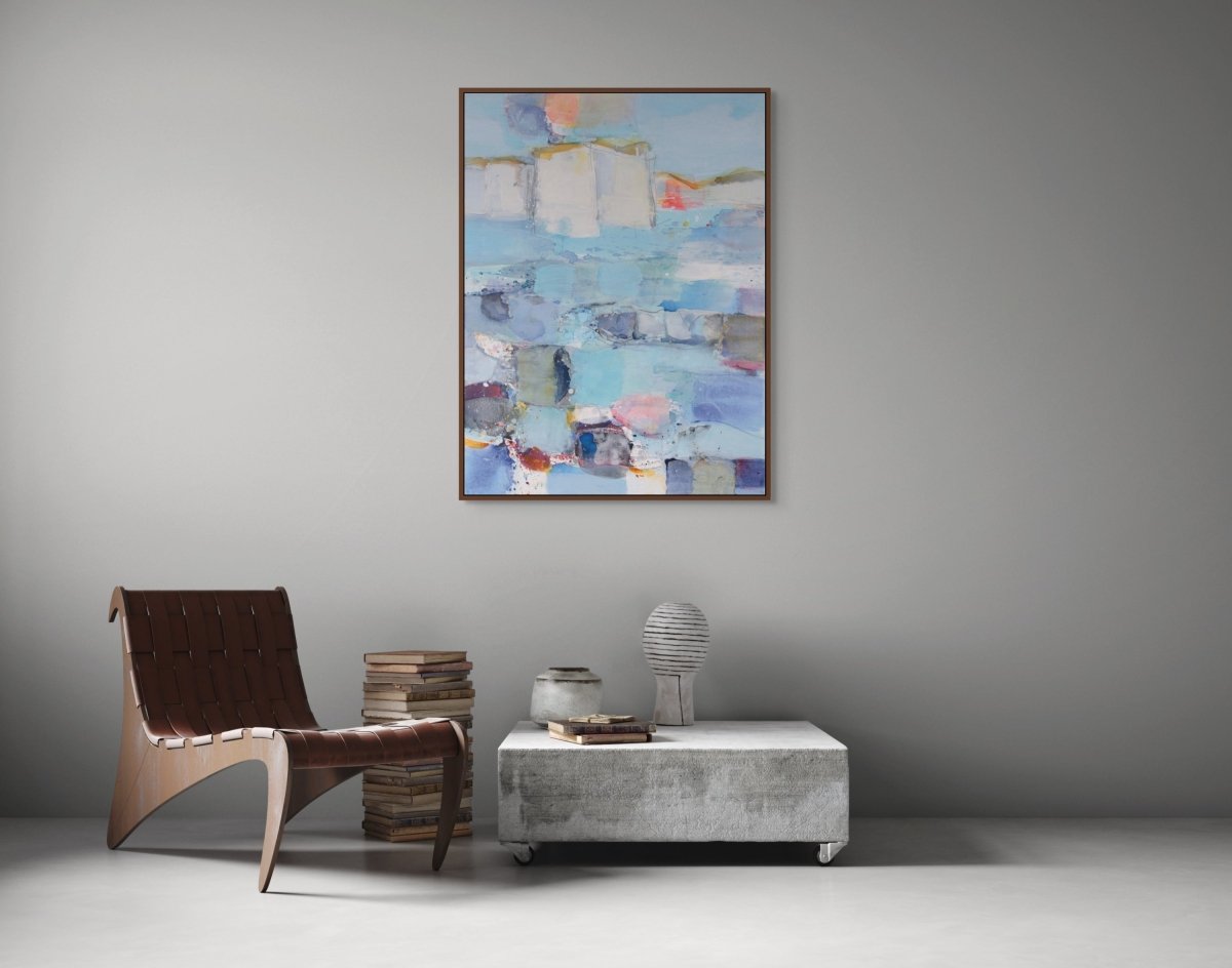 Come, swim with me - by Greet Helsen - Abstract Painting - Ideelart