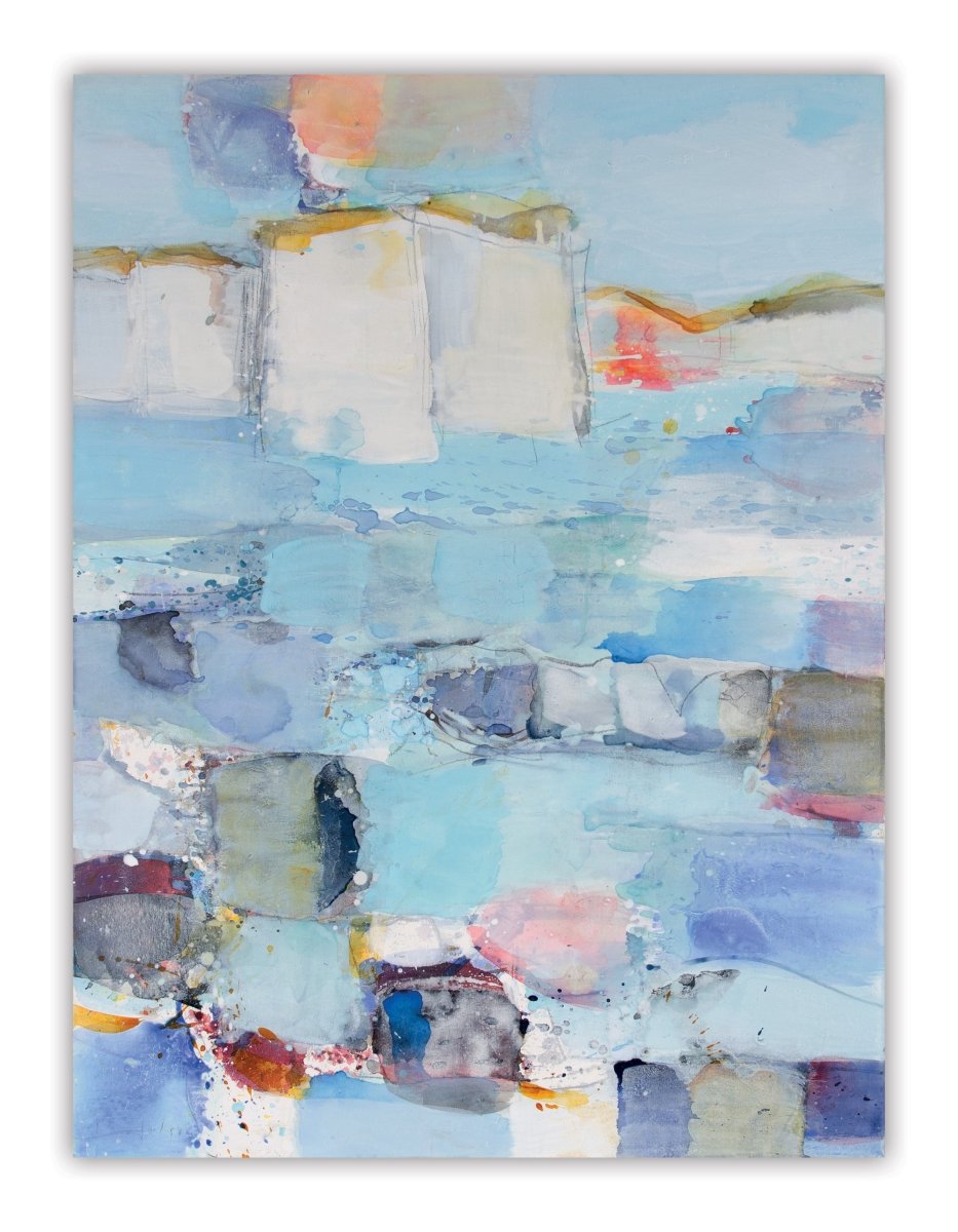 Come, swim with me - by Greet Helsen - Abstract Painting - Ideelart