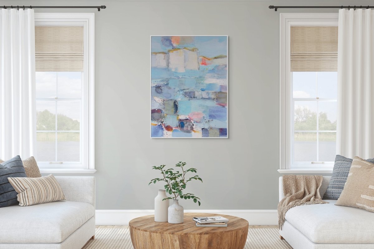 Come, swim with me - by Greet Helsen - Abstract Painting - Ideelart