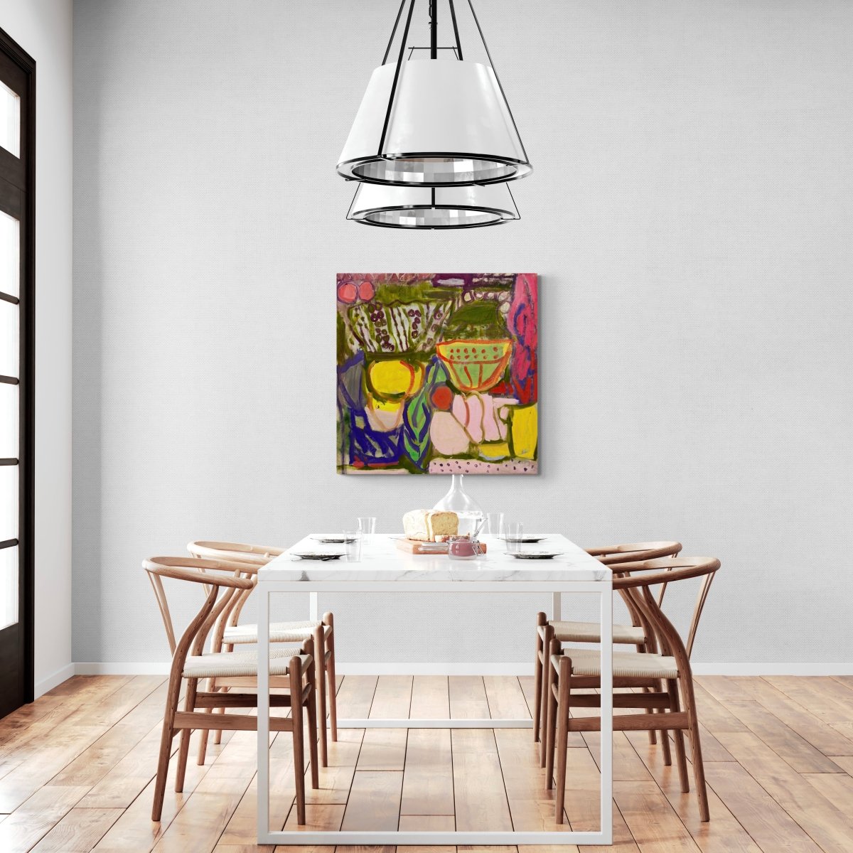 Coming over for breakfast - by Petra Schott - Abstract Painting - Ideelart