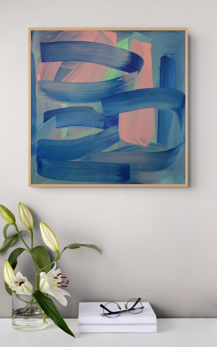 Deep end - by Anne Russinof - Abstract Painting - Ideelart