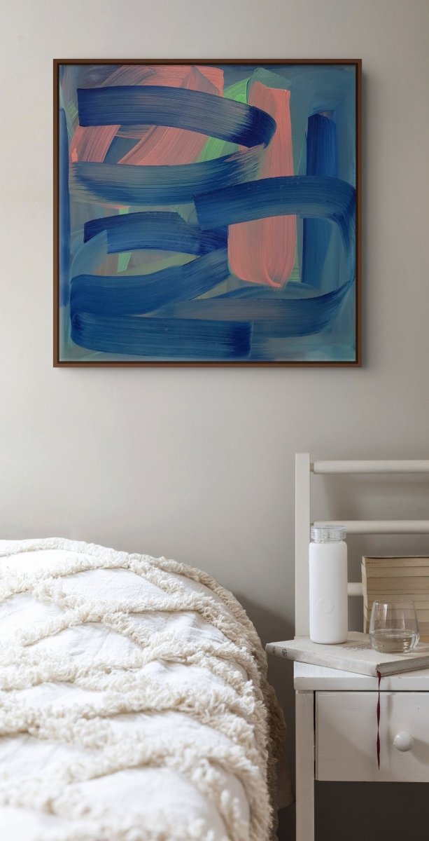 Deep end - by Anne Russinof - Abstract Painting - Ideelart