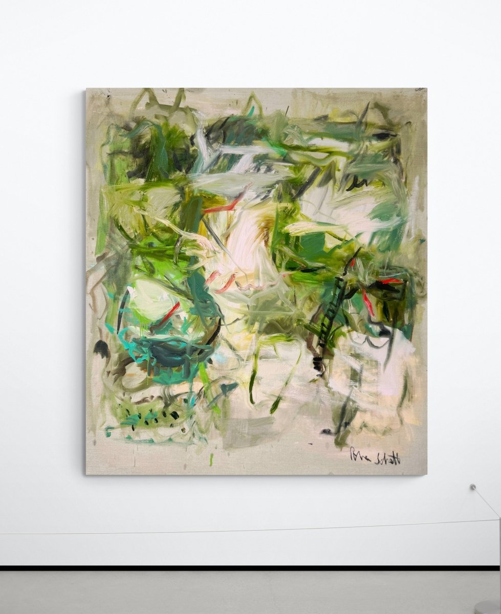 Deep into the gardens IV - by Petra Schott - Abstract Painting - Ideelart