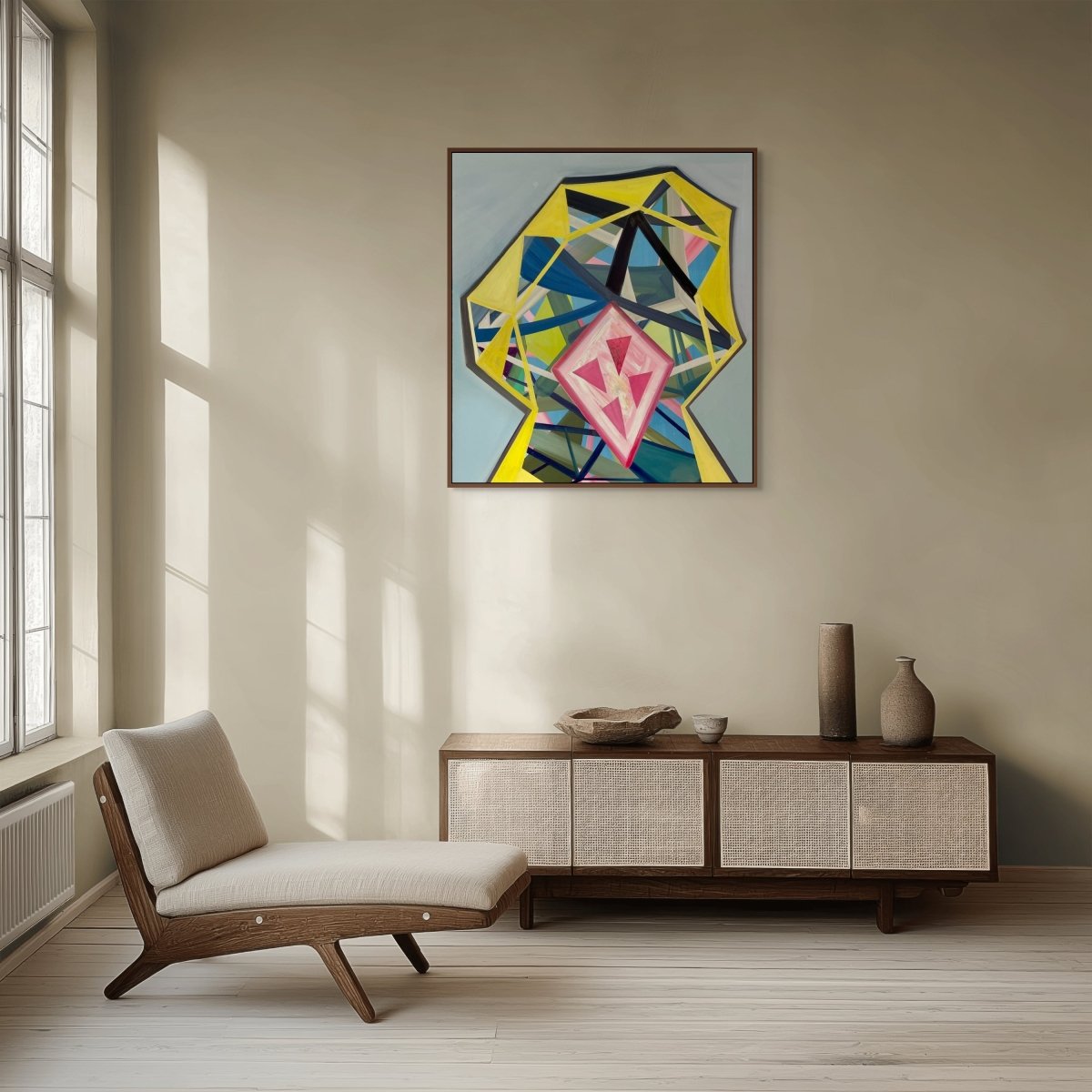 Diamond Core - by Ashlynn Browning - Abstract Painting - Ideelart