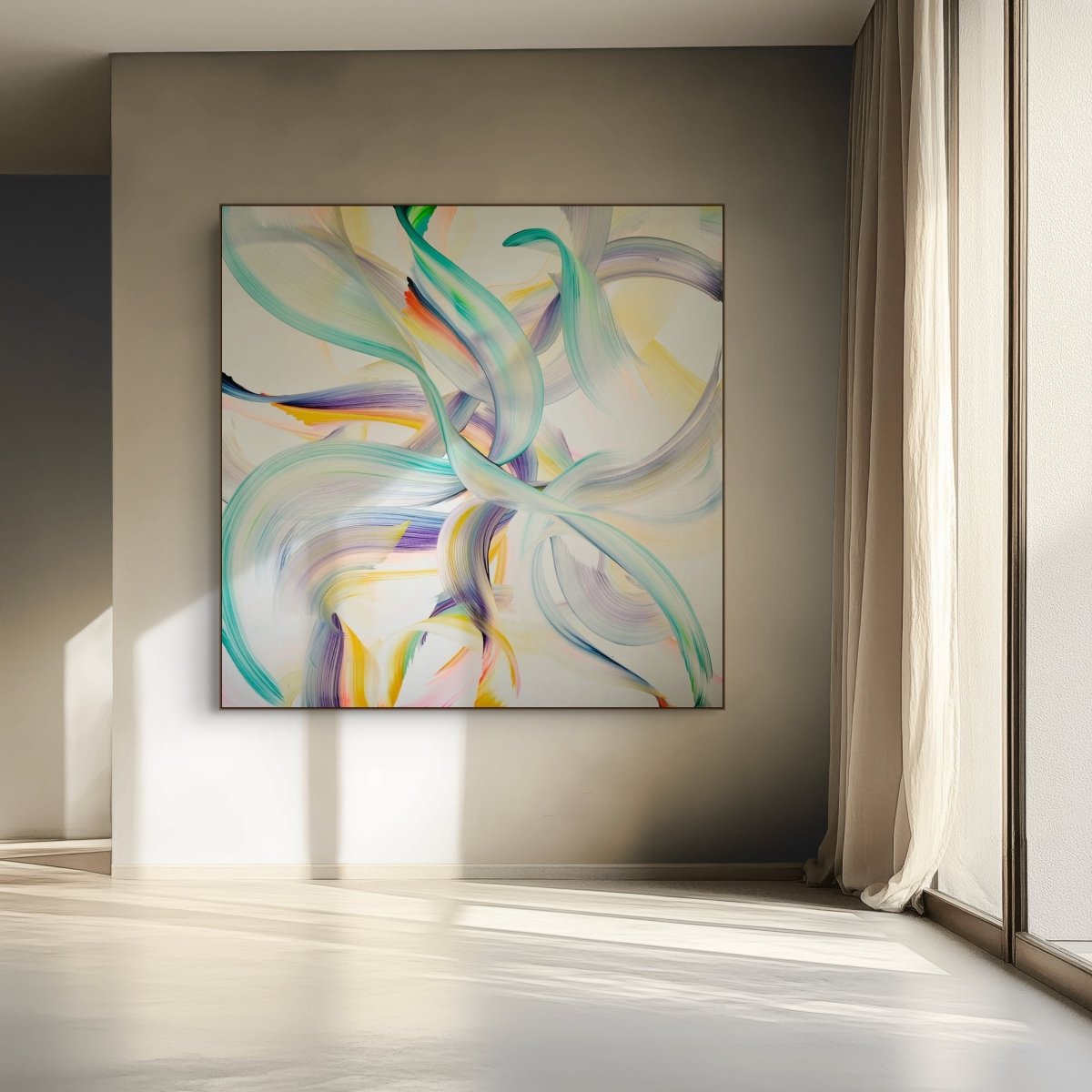 Don't give up - by Nikolaos Schizas - Abstract Painting - Ideelart