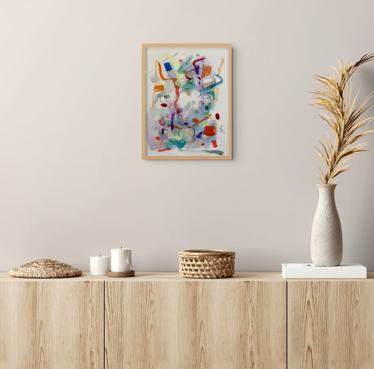 Duet (p) - by Gina Werfel - Abstract Painting - Ideelart