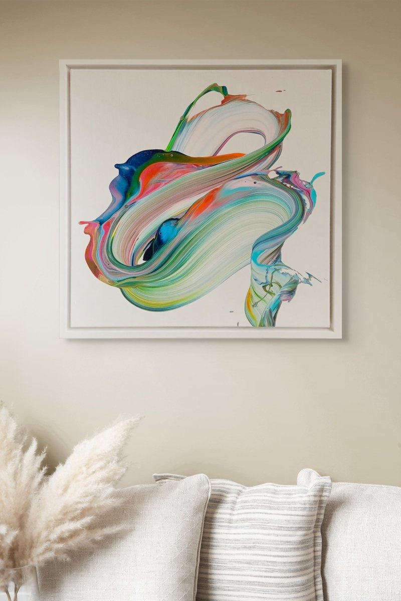 Echoes in the light - by Nikolaos Schizas - Abstract Painting - Ideelart