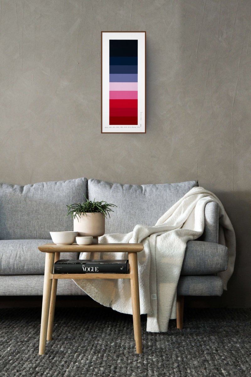 Emotional color chart 259 - by Kyong Lee - Abstract Painting - Ideelart