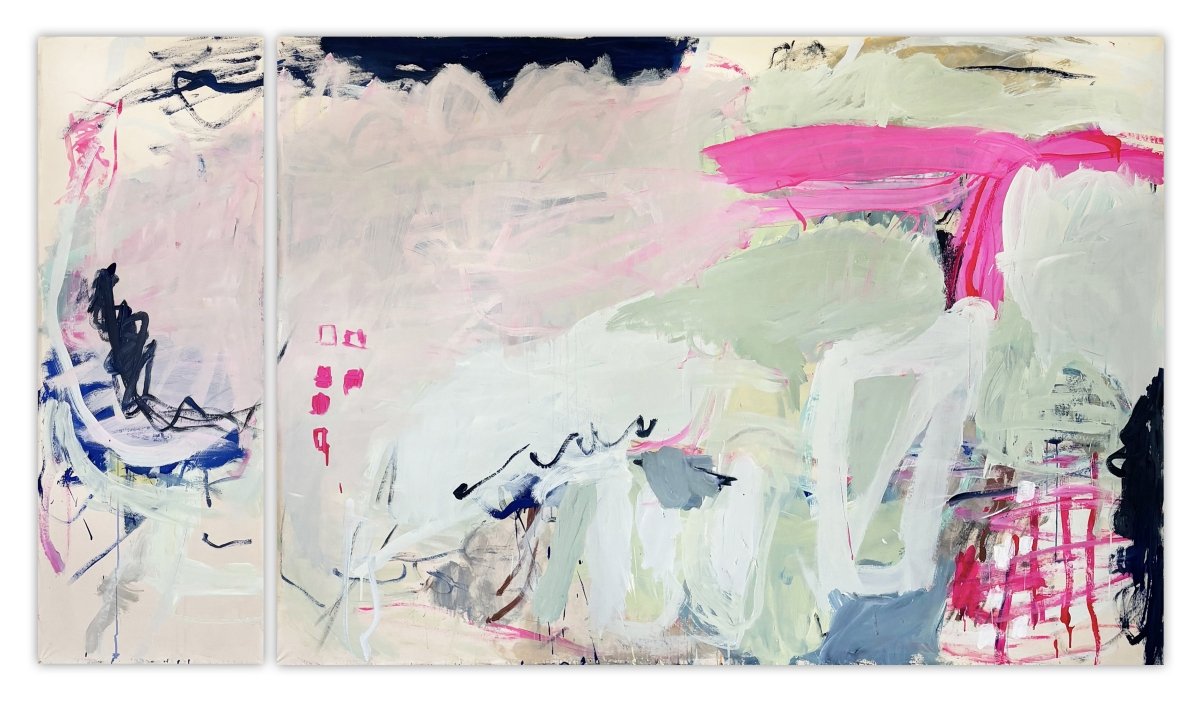 Far Away - by Macha Poynder - Abstract Painting - Ideelart