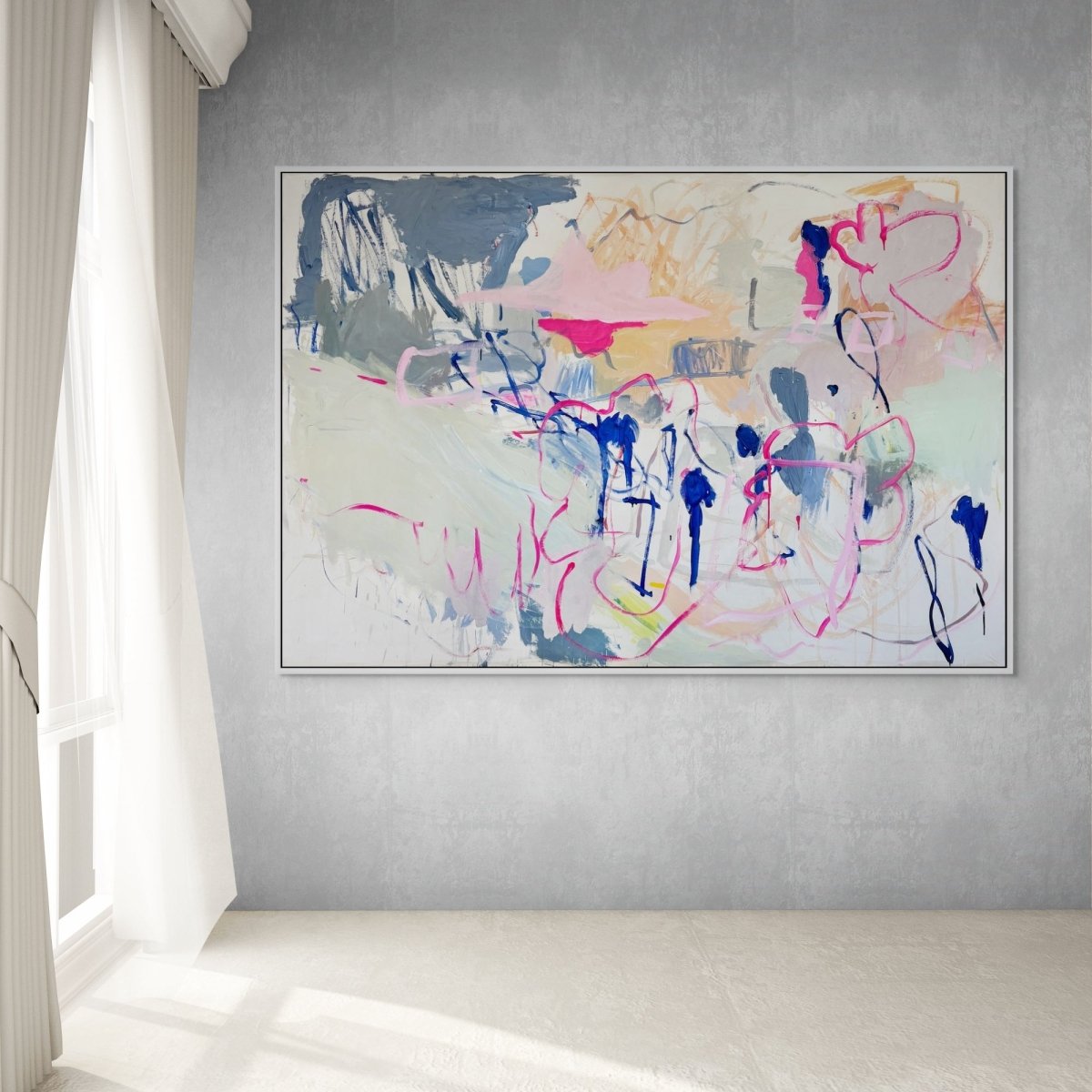Fly - by Macha Poynder - Abstract Painting - Ideelart