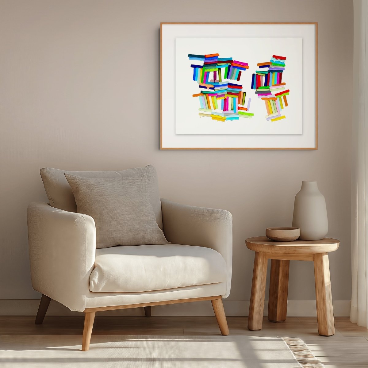 Fold, Crease, Bend - by Martina Nehrling - Abstract Painting - Ideelart
