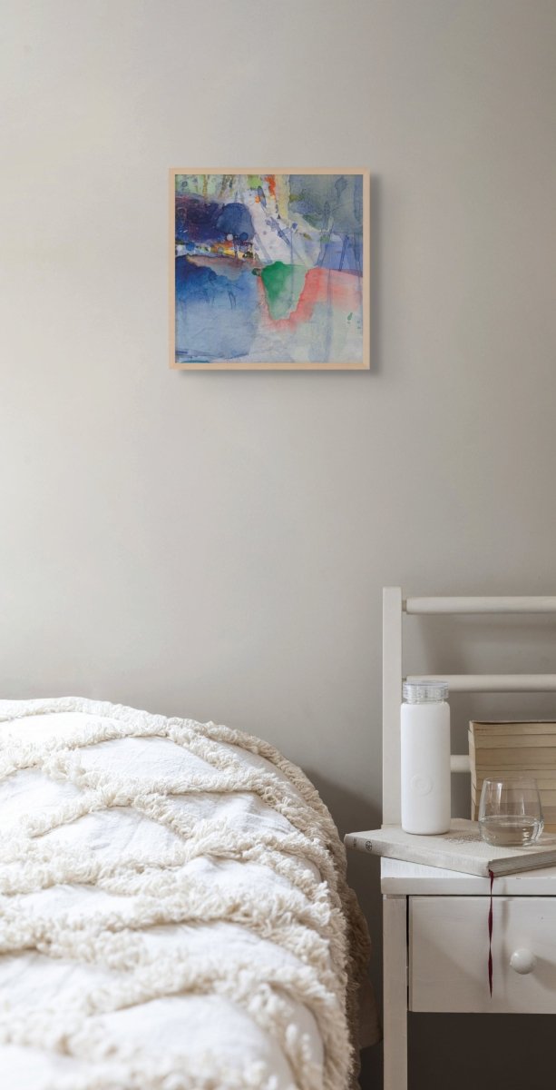 Forest Clearing - by Greet Helsen - Abstract Painting - Ideelart