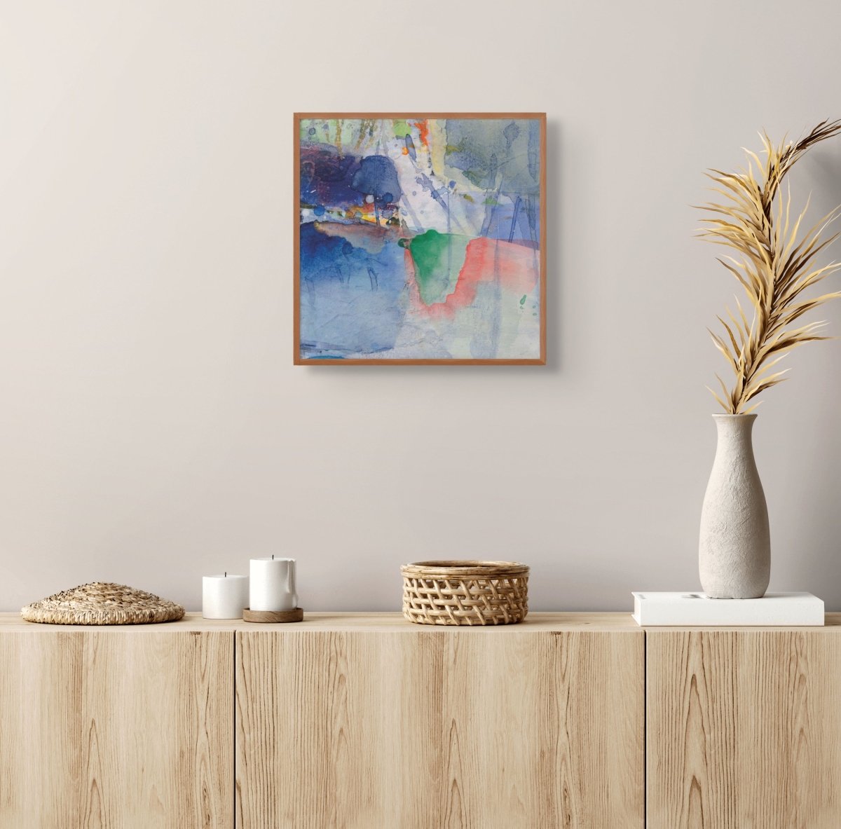 Forest Clearing - by Greet Helsen - Abstract Painting - Ideelart