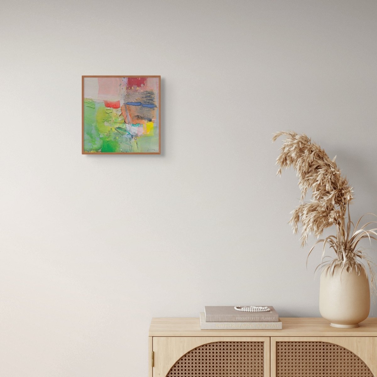 In The Green - by Greet Helsen - Abstract Painting - Ideelart