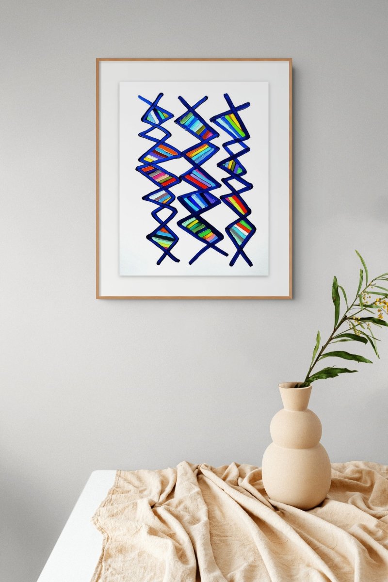 Jive 2 - by Martina Nehrling - Abstract Painting - Ideelart