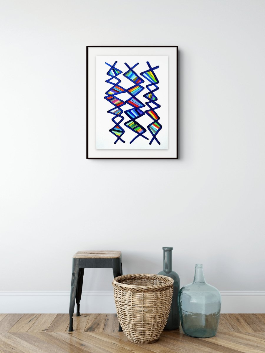 Jive 2 - by Martina Nehrling - Abstract Painting - Ideelart