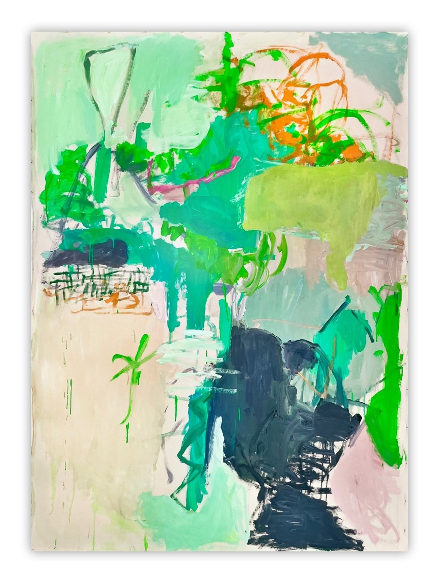 Lazy Oasis - by Macha Poynder - Abstract Painting - Ideelart