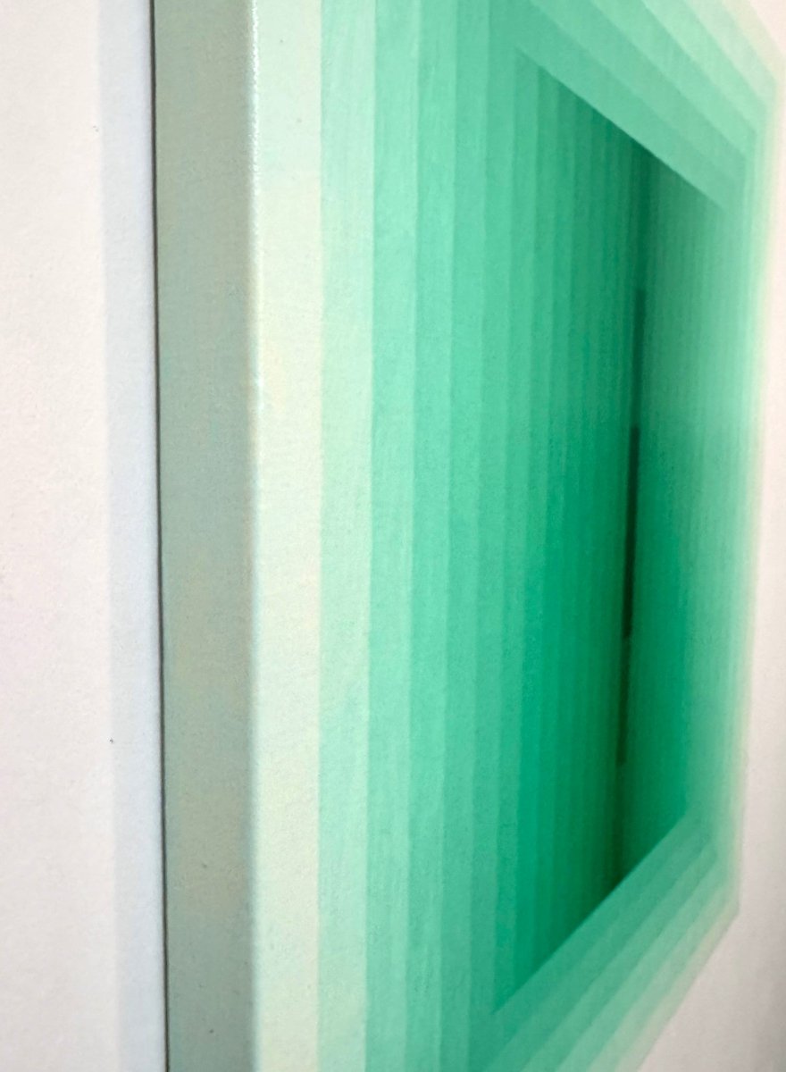 Light Consideration (Emerald) - by Andy Harwood - Abstract Painting - Ideelart