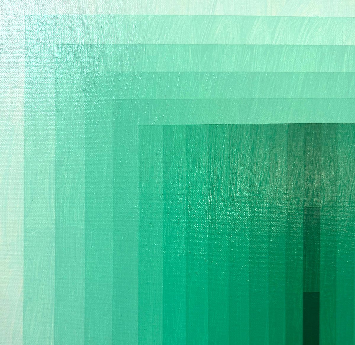 Light Consideration (Emerald) - by Andy Harwood - Abstract Painting - Ideelart