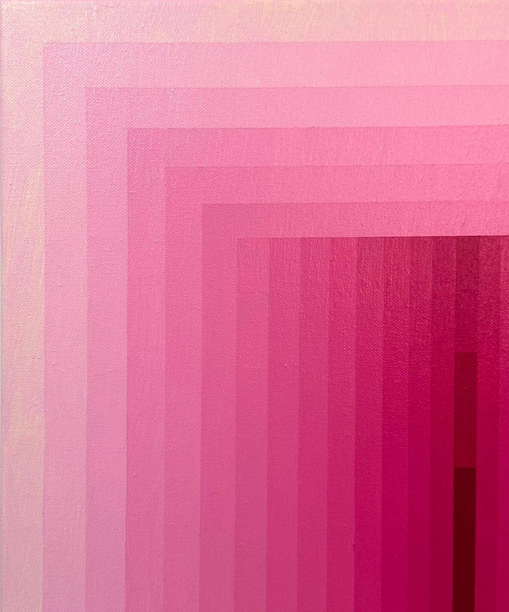 Light Consideration (Rose Madder) - by Andy Harwood - Abstract Painting - Ideelart