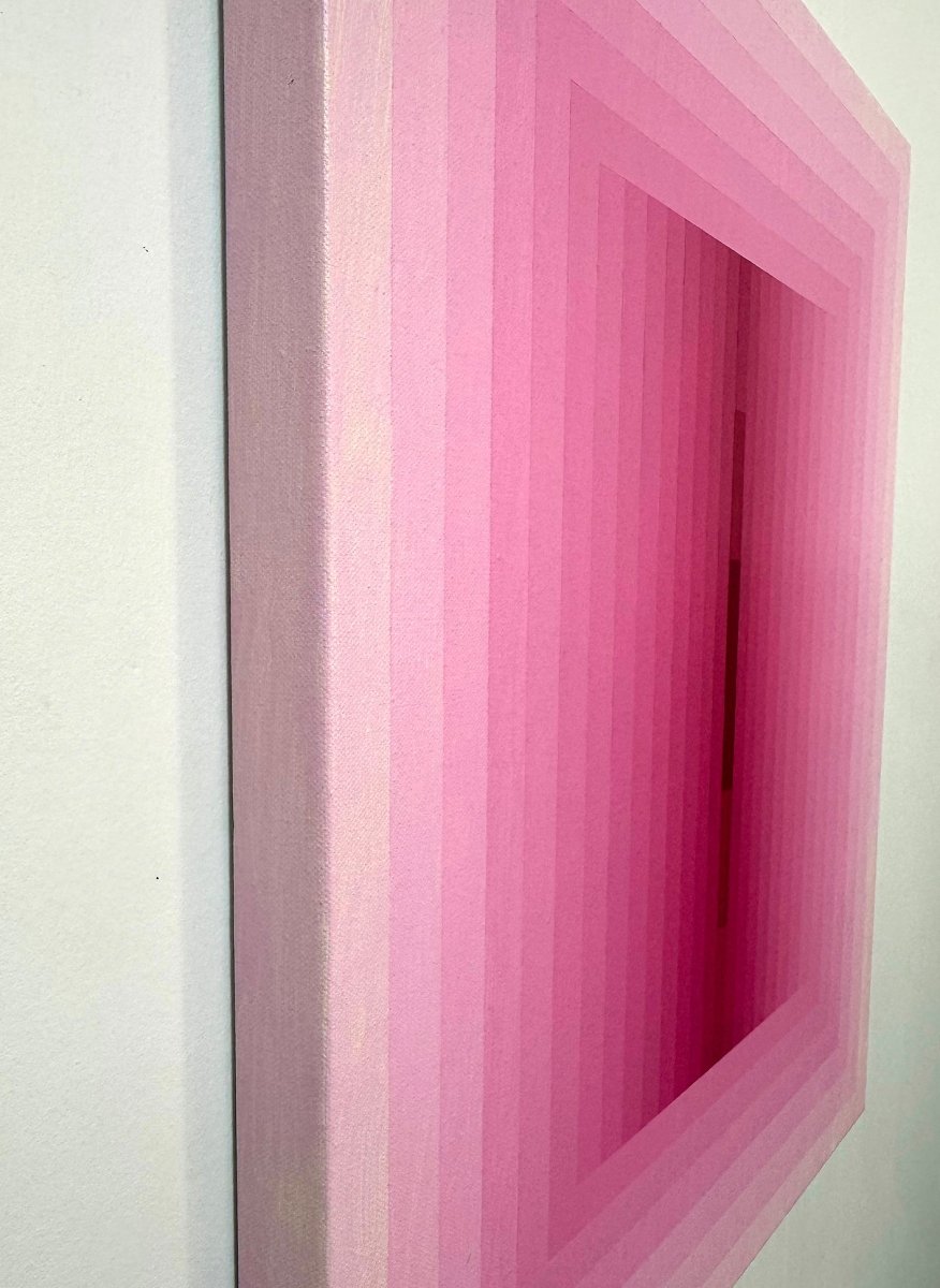 Light Consideration (Rose Madder) - by Andy Harwood - Abstract Painting - Ideelart
