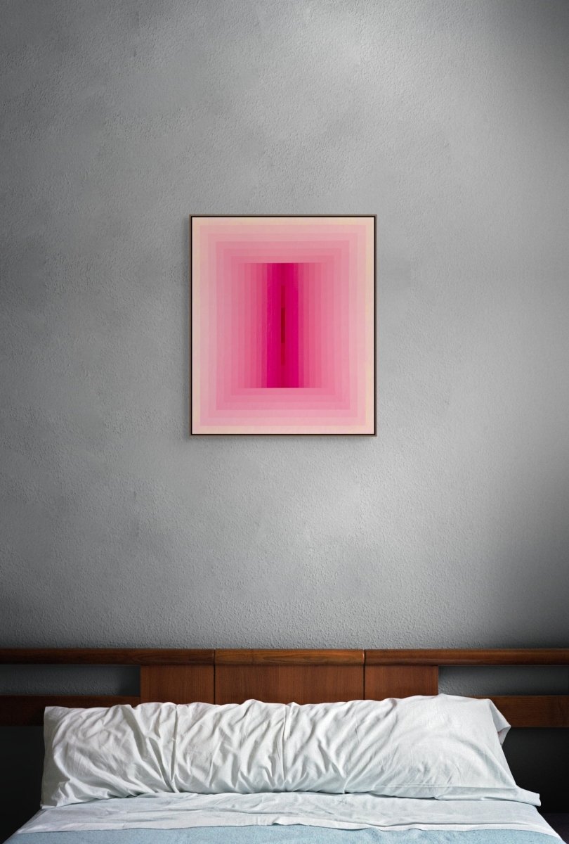 Light Consideration (Rose Madder) - by Andy Harwood - Abstract Painting - Ideelart