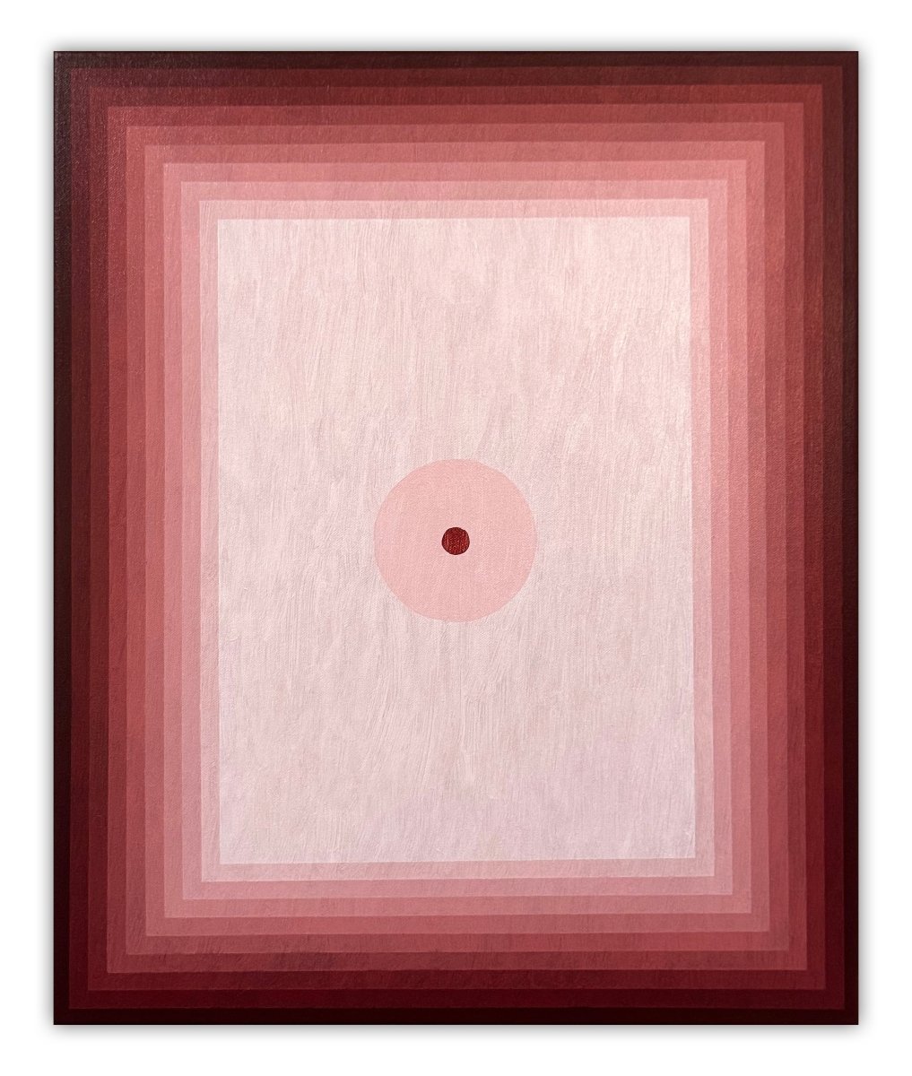 Mesmerism (Quinacridone Burnt Orange) - by Andy Harwood - Abstract Painting - Ideelart
