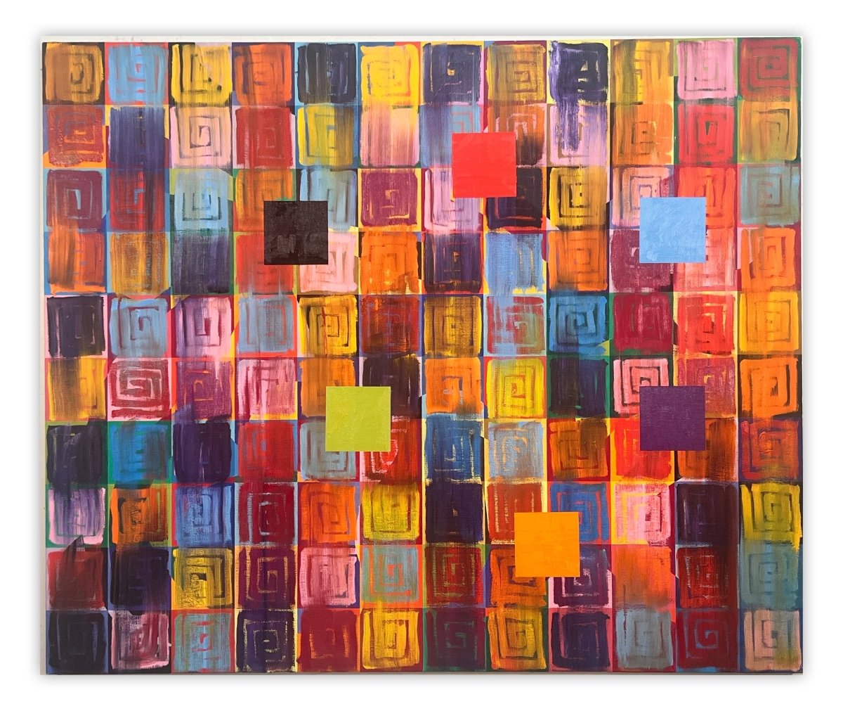 New Space - by Dana Gordon - Abstract Painting - Ideelart