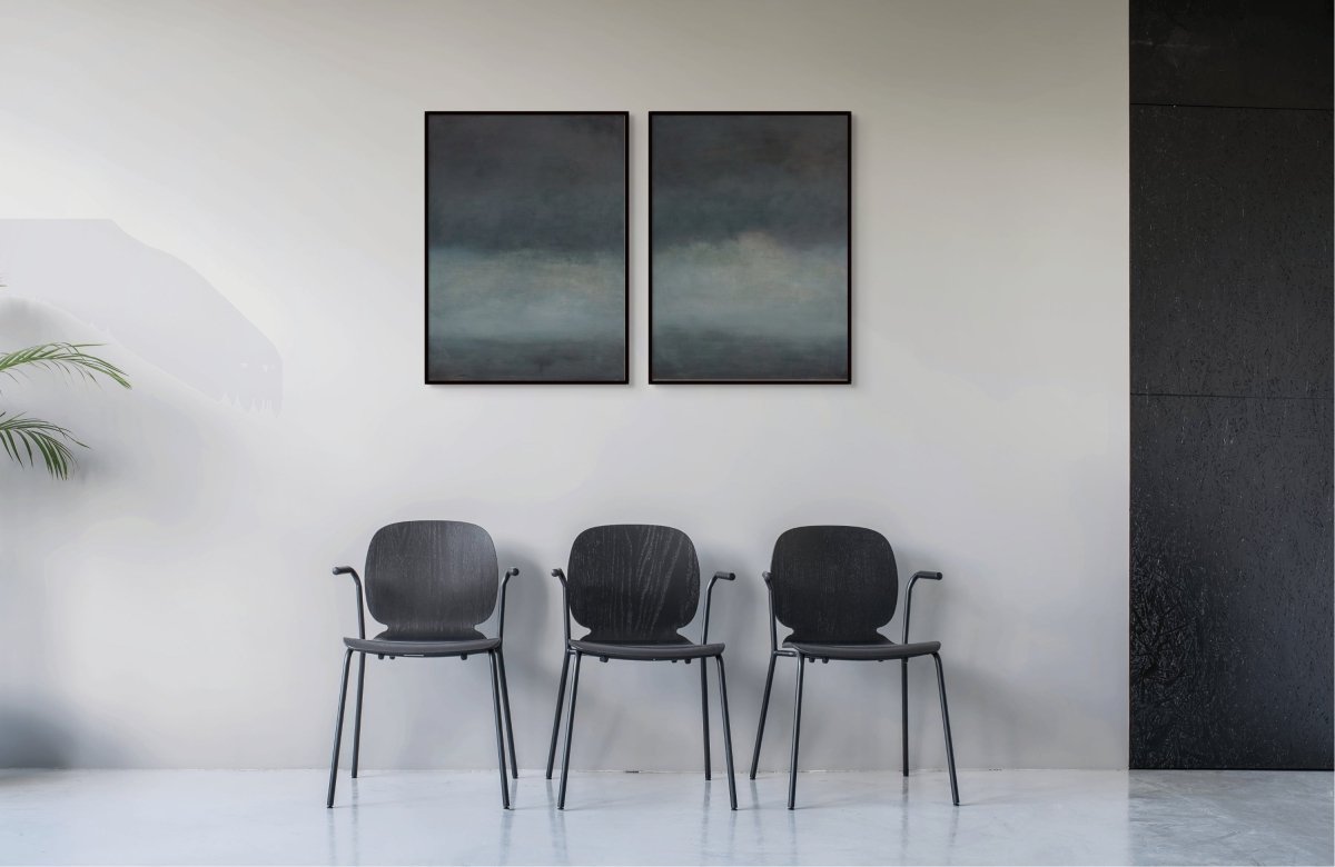 Night Spirits - by Janise Yntema - Abstract Painting - Ideelart