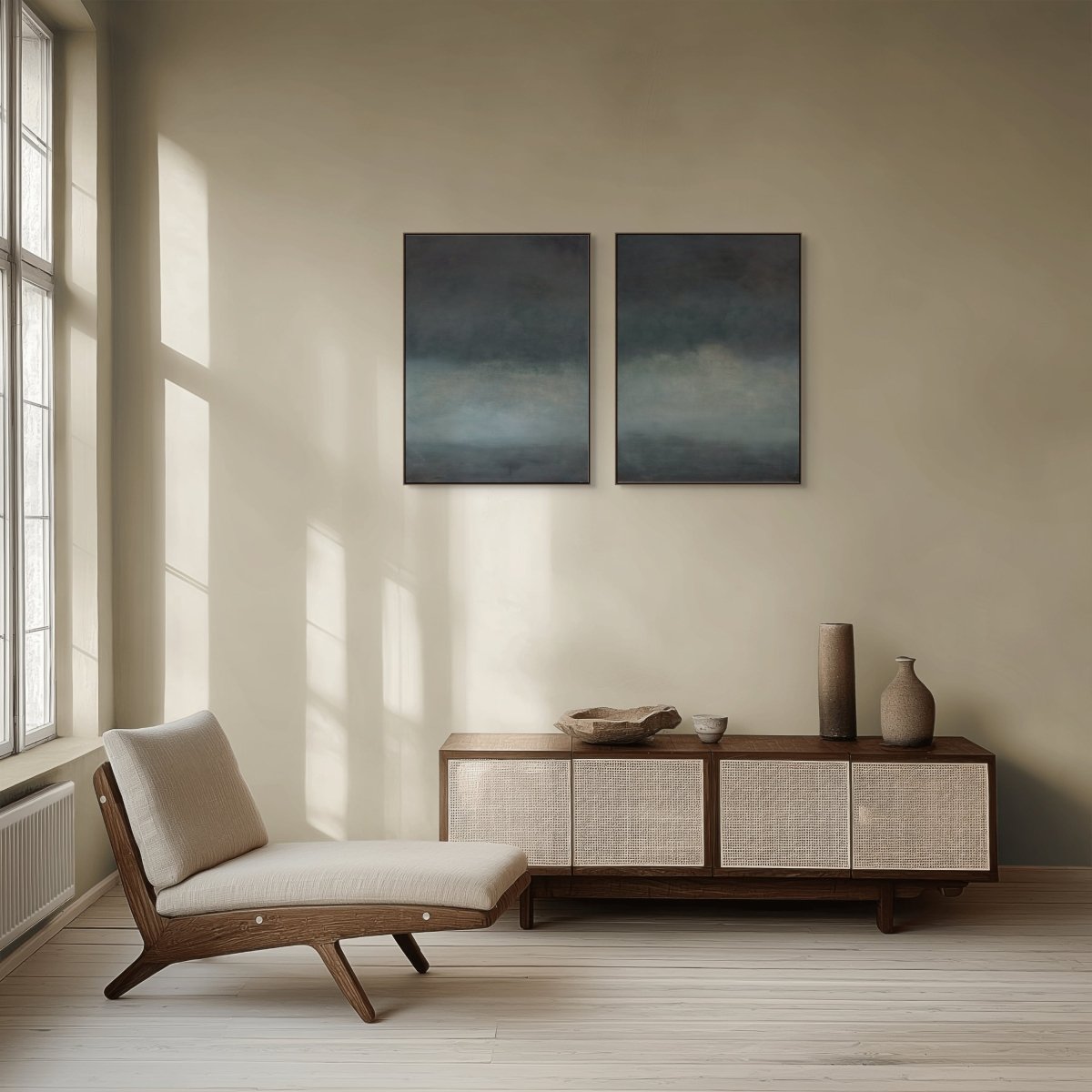 Night Spirits - by Janise Yntema - Abstract Painting - Ideelart