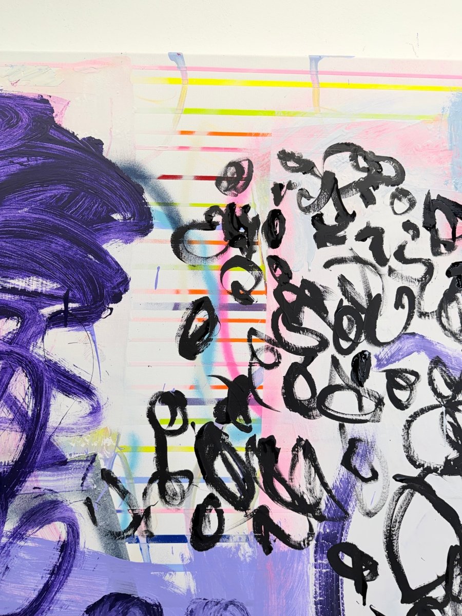 No down - by Manuela Karin Knaut - Abstract Painting - Ideelart
