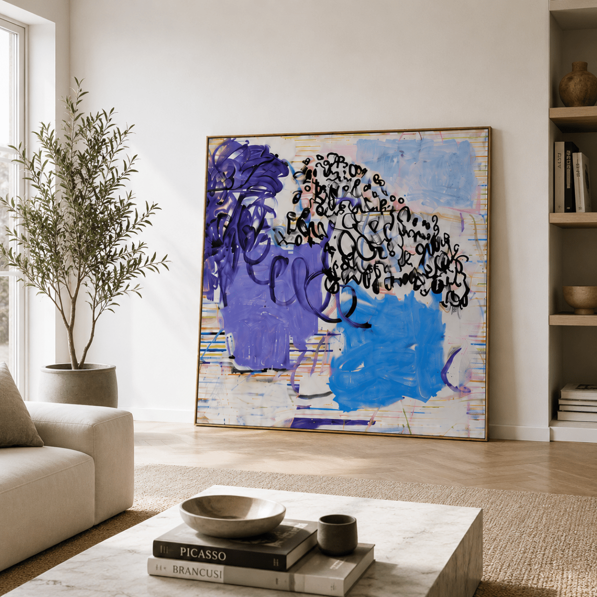 No down - by Manuela Karin Knaut - Abstract Painting - Ideelart
