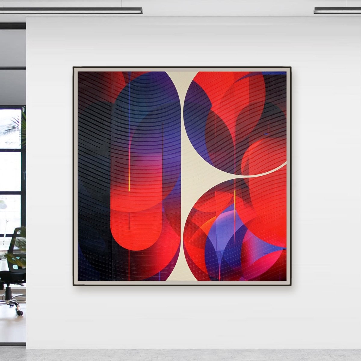 Nuit Violine Garance Attirance - by Jerome Tham Vo My - Abstract Mixed Media - Ideelart