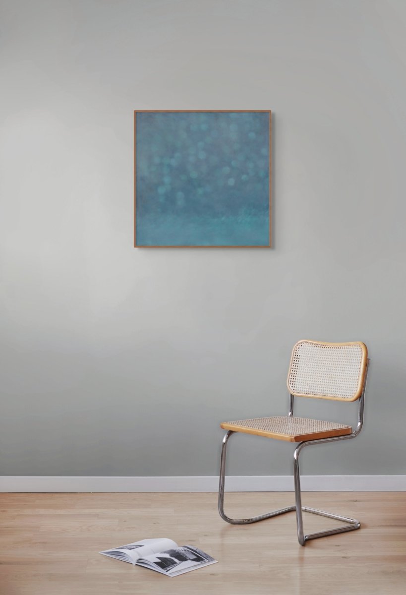 Obsidian Blue - by Janise Yntema - Abstract Painting - Ideelart