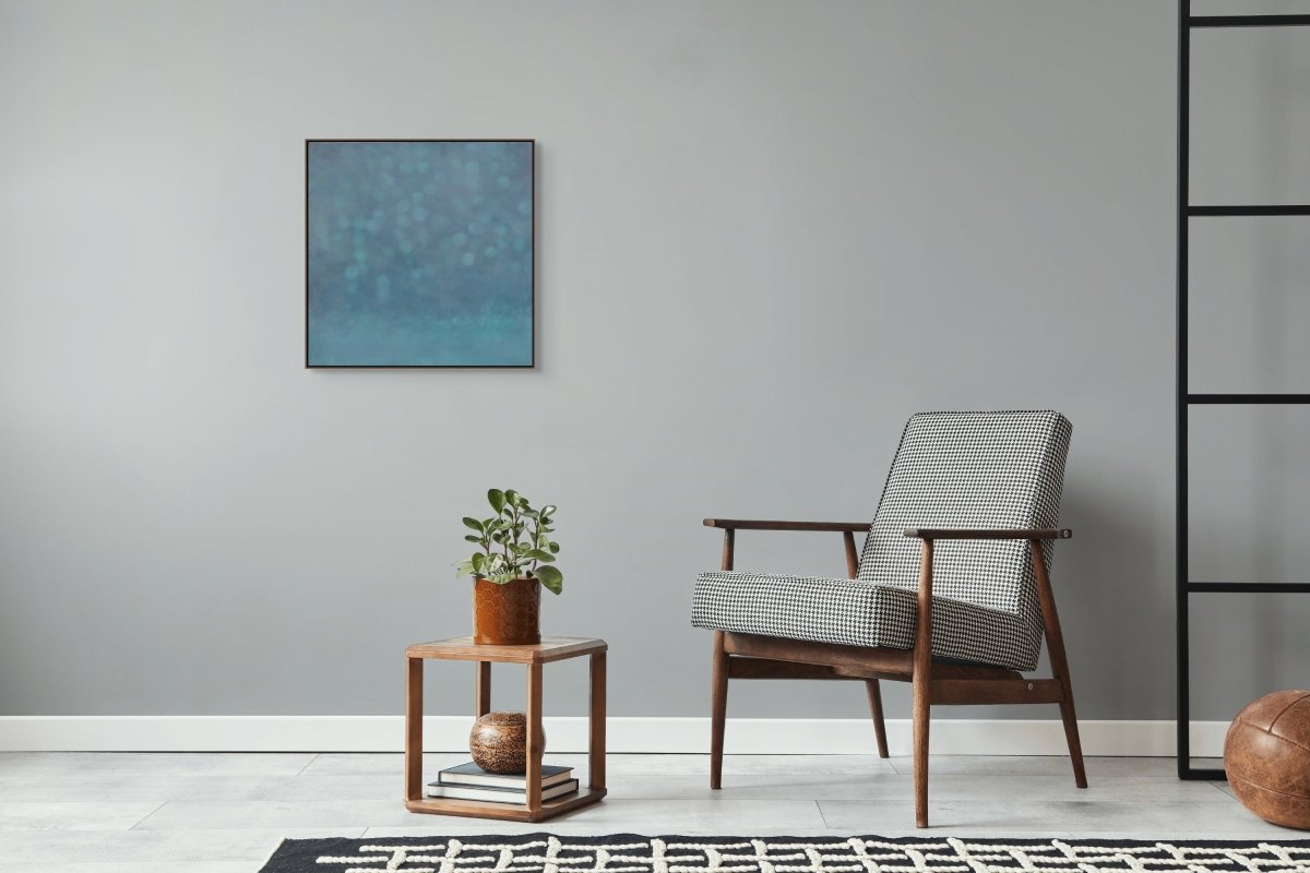 Obsidian Blue - by Janise Yntema - Abstract Painting - Ideelart