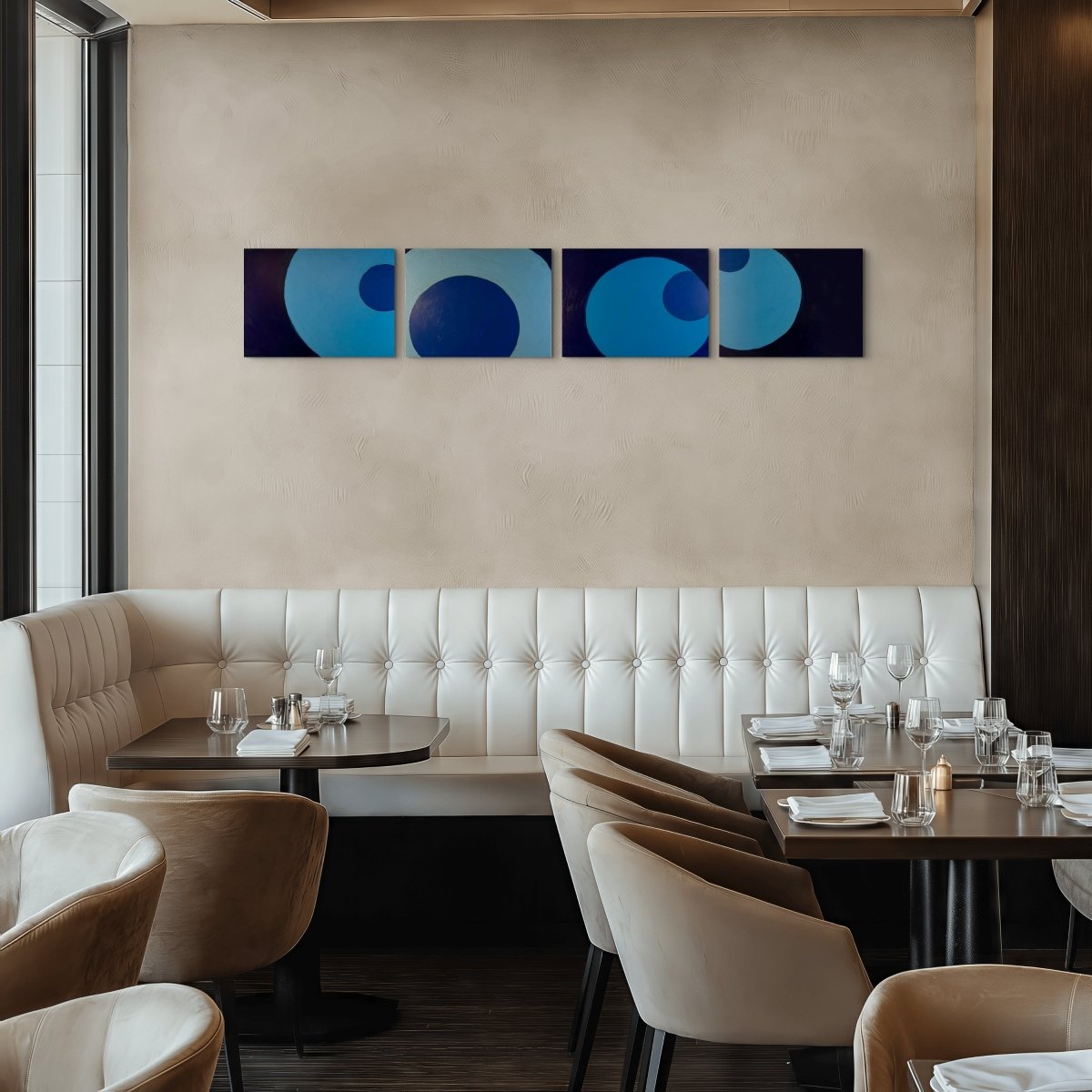 Over, Under and Through (in 100 chapters), set of four-#s 3,6,8,19 - by Macyn Bolt - Abstract Painting - Ideelart